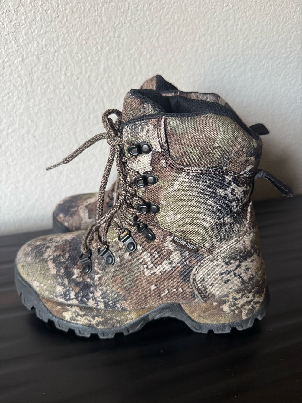 RedHead Youth Hunt 600 Waterproof Camo Hunting Boots Size 4